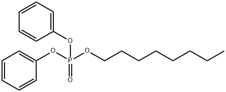 二苯基磷酸辛酯 结构式