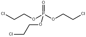 三(2-氯乙基)磷酸酯 结构式