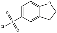 2,3-二氢苯并呋喃-5-磺酰氯 结构式