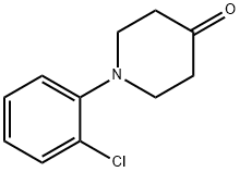 1-(2-氯苯)哌啶-4-酮 结构式