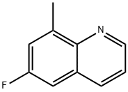 6-FLUORO-8-METHYLQUINOLINE 结构式
