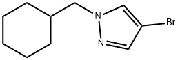 4-BROMO-1-(CYCLOHEXYLMETHYL)PYRAZOLE 结构式