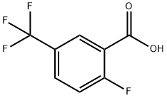 2-氟-5-三氟甲基苯甲酸 结构式