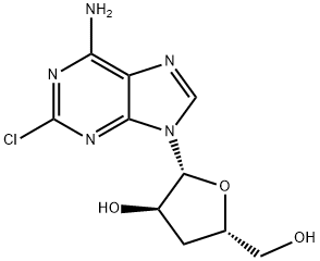 2-氯-3′-脱氧腺苷 结构式