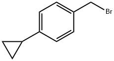 1-(溴甲基)-4-环丙基苯 结构式