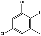 5-氯-2-碘-3-甲基苯酚 结构式