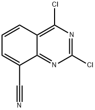2,4-二氯喹唑啉-8-甲腈 结构式