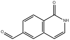 1-氧代-1,2-二氢异喹啉-6-甲醛 结构式