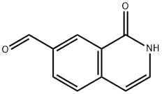 1-羟基异喹啉-7-甲醛 结构式