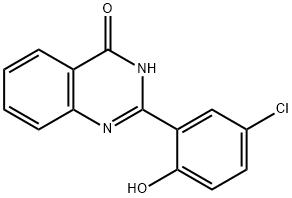 2-(5-氯-2-羟基苯基)喹唑啉-4(1H)-酮 结构式