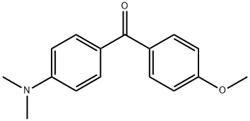 (4-(二甲基氨基)苯基)(4-甲氧基苯基)甲酮 结构式