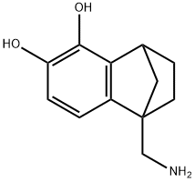1,4-Methanonaphthalene-5,6-diol, 1-(aminomethyl)-1,2,3,4-tetrahydro- (9CI) 结构式