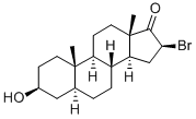 16BETA-BROMOANDROSTERONE 结构式