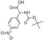 N-BOC-RS-4-硝基苯甘氨酸 结构式