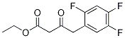 3-氧代-4-(2,4,5-三氟苯基)丁酸乙酯 结构式