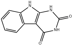 9H-嘧啶并[4,5-B]吲哚-2,4-二醇 结构式