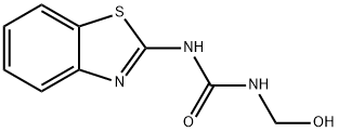 Urea, N-2-benzothiazolyl-N-(hydroxymethyl)- (9CI) 结构式