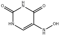 2,4(1H,3H)-Pyrimidinedione, 5-(hydroxyamino)- (9CI) 结构式