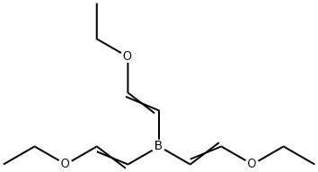 Borane, tris(2-ethoxyethenyl)- 结构式