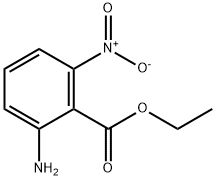 2-氨基-6-硝基苯甲酸乙酯 结构式