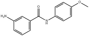 3-AMINO-N-(4-METHOXYPHENYL)BENZAMIDE 结构式
