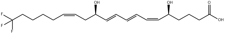 20-三氟白细胞三烯B4 结构式