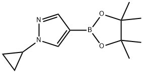 1-<WBR>Cyclopropyl-<WBR>4-<WBR>(4,4,5,5-<WBR>tetramethyl-<WBR>1,3,2-<WBR>dioxaborolan-<WBR>2-<WBR>yl)<WBR>-<WBR>1H-<WBR>pyrazole