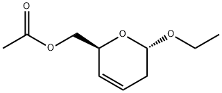 2H-Pyran-2-methanol,6-ethoxy-5,6-dihydro-,acetate,(2S-trans)-(9CI) 结构式