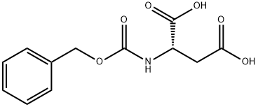 N-CBZ-L-天冬氨酸 结构式