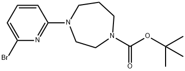 TERT-BUTYL 4-(6-BROMOPYRIDIN-2-YL)-1,4-DIAZEPANE-1-CARBOXYLATE 结构式