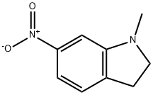 1-METHYL-6-NITRO-INDOLINE 结构式