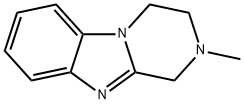 Pyrazino[1,2-a]benzimidazole, 1,2,3,4-tetrahydro-2-methyl- (6CI) 结构式