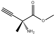 3-Butynoicacid,2-amino-2-methyl-,methylester,(R)-(9CI) 结构式