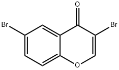 3,6-dibromochromone  结构式