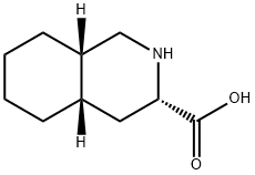 (3S,4AS,8AS)-十氢-3-异喹啉羧酸 结构式