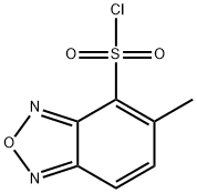 5-甲基-2,1,3-苯并恶二唑-4-磺酰氯 结构式