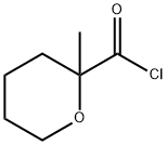 2H-Pyran-2-carbonyl chloride, tetrahydro-2-methyl- (9CI) 结构式