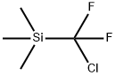 (氯二氟甲基)三甲基硅烷 结构式