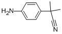 2-(4-氨基苯基)-2-甲基丙腈 结构式