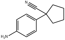 1-(4-氨基苯基)环戊基甲腈 结构式