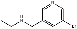 N-((5-溴吡啶-3-基)甲基)乙胺 结构式