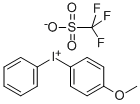 (4-METHOXYPHENYL)PHENYLIODONIUM TRIFLATE 结构式