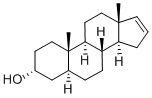 (3α,5α)-16-烯-3-甾醇 结构式