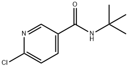 6-氯烟酰叔丁胺 结构式