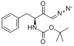 (S)-3-BOC-AMINO-1-DIAZO-3-PHENYL-2-BUTANONE 结构式