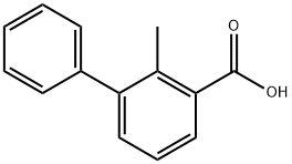 2-甲基-[1,1'-联苯] -3-羧酸 结构式