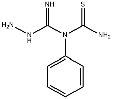 Hydrazinecarboximidamide,  N-(aminothioxomethyl)-N-phenyl- 结构式