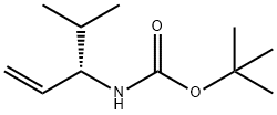 Carbamic acid, [1-(1-methylethyl)-2-propenyl]-, 1,1-dimethylethyl ester, (S)- 结构式