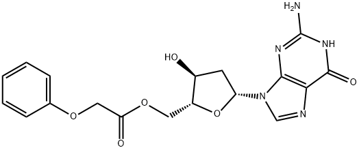 2-N-苯乙酰鸟苷 结构式