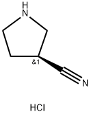 (S)-3-氰基吡咯烷盐酸盐 结构式